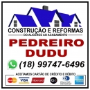PEDREIRO E ENCANADOR DUDU-(CONSTRUTOR)